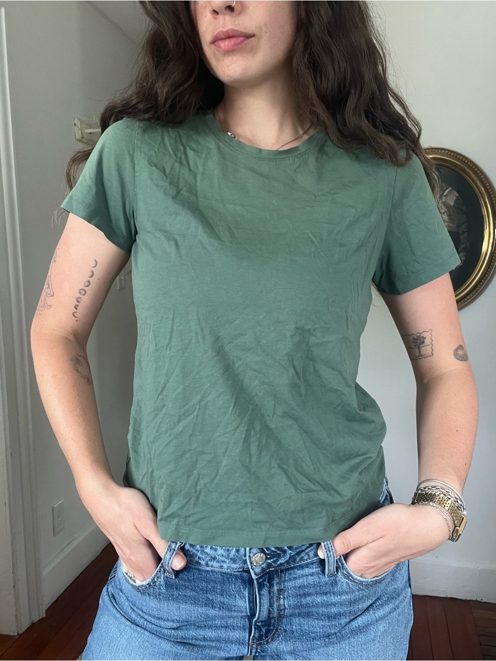 Uniqlo Tee in Green